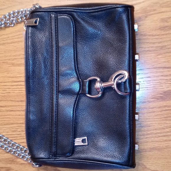 Rebecca Minkoff Black 100% Leather purse 98-S16 - Picture 2 of 12